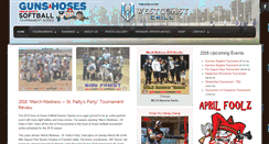 Desktop Screenshot of gunsandhosessoftball.com